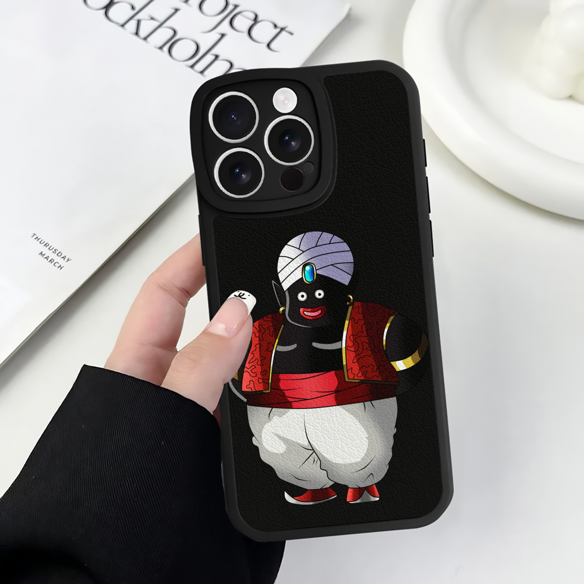 （画像用） ドラゴンボール DRAGON BALL 【iPhone 16シリーズ対応】シリコンスマホケース（レザー調） 材質：シリコン
